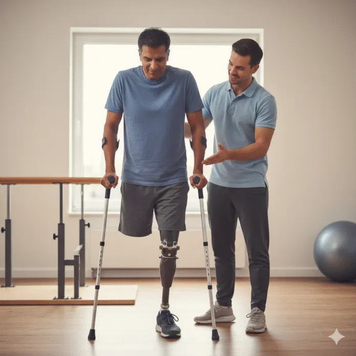 kekakuan lutut setelah amputasi